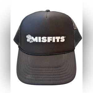 Misfits Foam Trucker Hat with a Black Mesh Back